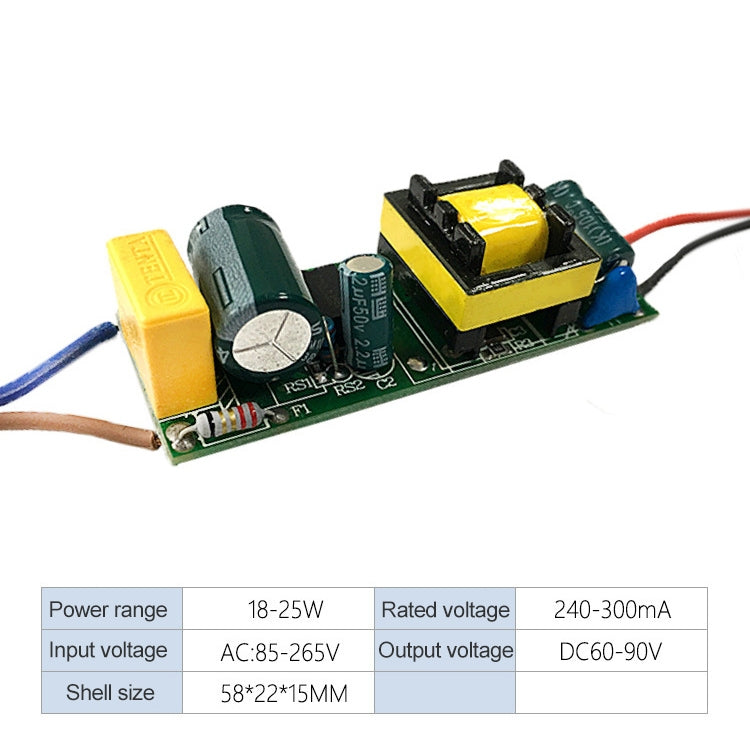 18-25W-LED-Driver-Adapter-Isolated-Power-Supply-AC-85-265V-to-DC-60-90V