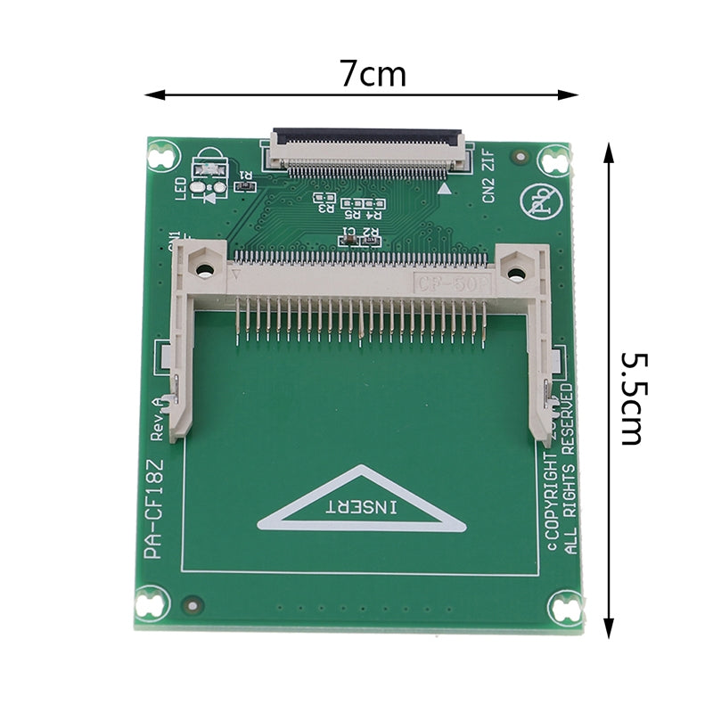 1.8-Inch-50-Pin-Compact-Flash-CF-Memory-Card-to-ZIF/CE-SSD-HDD-Adapter-Card
