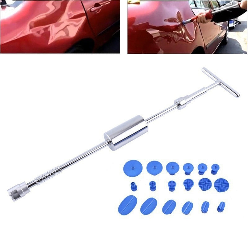 19-in-1-Auto-Repair-Body-Tool-Kit-Paintless-Dent-Repair-Hail-Removal-Silver-T-Bar-Slide-Hammer-Dent-Repair-Tool-Kit