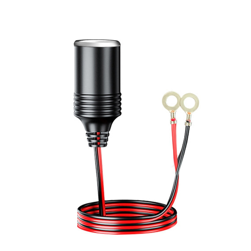 1m-12/24V-Car-Battery-To-Cigarette-Lighter-Female-Base-Power-Supply-Cable