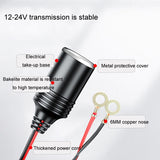 1m-12/24V-Car-Battery-To-Cigarette-Lighter-Female-Base-Power-Supply-Cable
