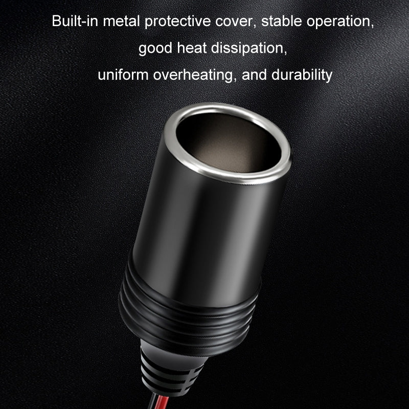 1m-12/24V-Car-Battery-To-Cigarette-Lighter-Female-Base-Power-Supply-Cable