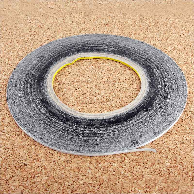 1mm-Double-Sided-Adhesive-Sticker-Tape-for-iPhone-/-Samsung-/-HTC-Mobile-Phone-Touch-Panel-Repair,-Length:-50m(Black)