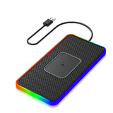 2-In-1-15W-Car-Mobile-Phone-Wireless-Charger-Non-slip-Mat-with-Colorful-Light-USB-Cable-0.3m