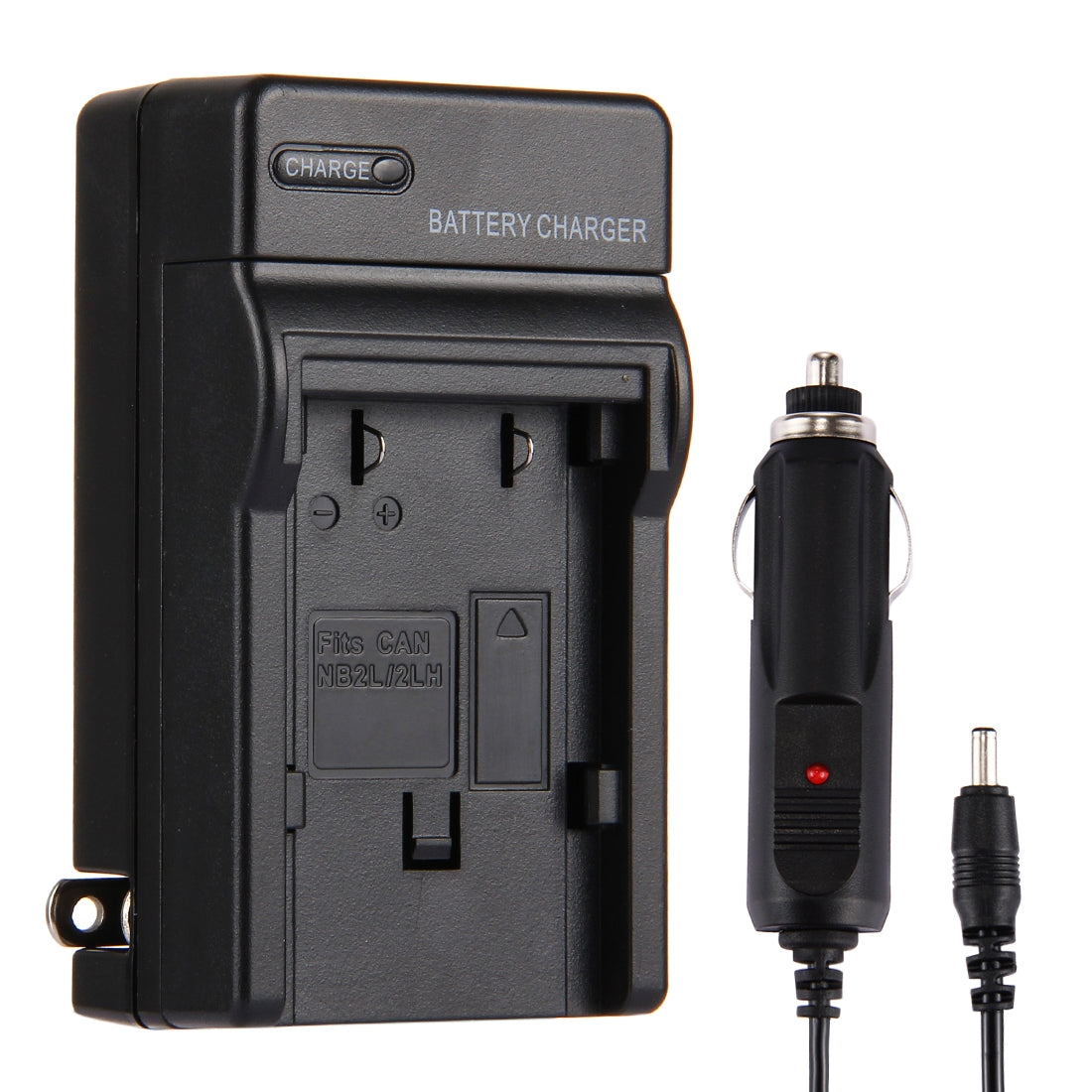 2-in-1-Digital-Camera-Battery-Charger-for-CANON-NB2L/-2LH/-2LH12/-14(Black)