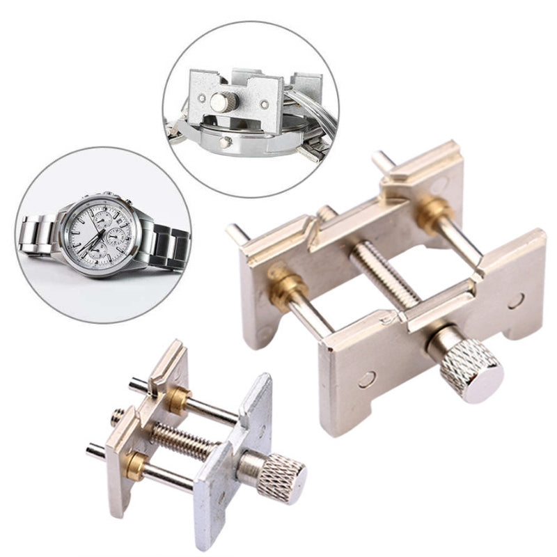2-In-1-Watch-Movement-Holder-Clip-Base-Metal-Multi-Function-Vise-Clamp,-Random-Color-Delivery
