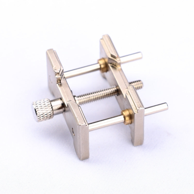 2-In-1-Watch-Movement-Holder-Clip-Base-Metal-Multi-Function-Vise-Clamp,-Random-Color-Delivery