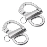 2-PCS-316-Stainless-Steel-Fixed-Spring-Shackle,-Size:35mm