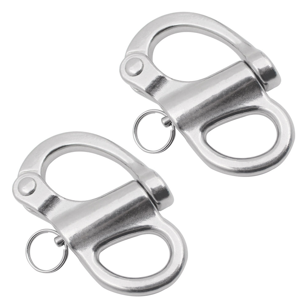 2-PCS-316-Stainless-Steel-Fixed-Spring-Shackle,-Size:35mm