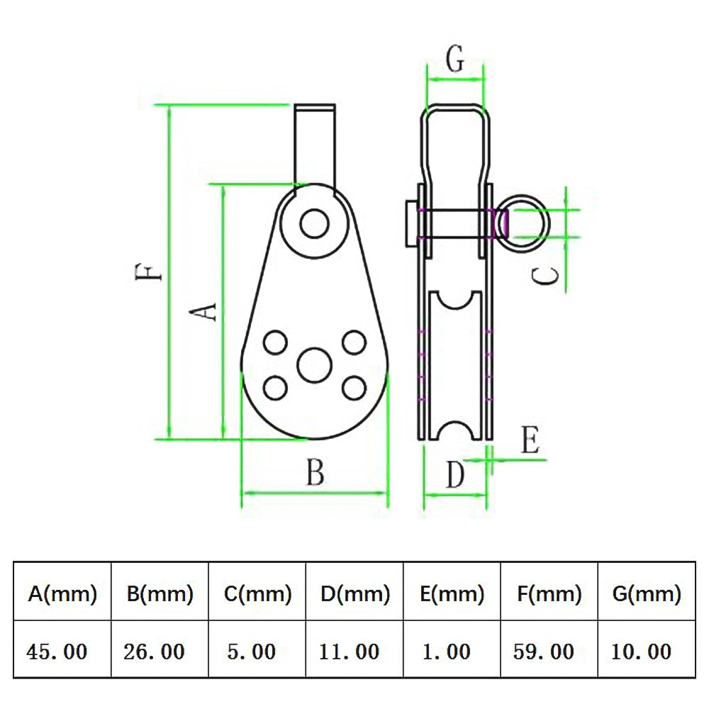 2-PCS-316-Stainless-Steel-Yacht-Pulley