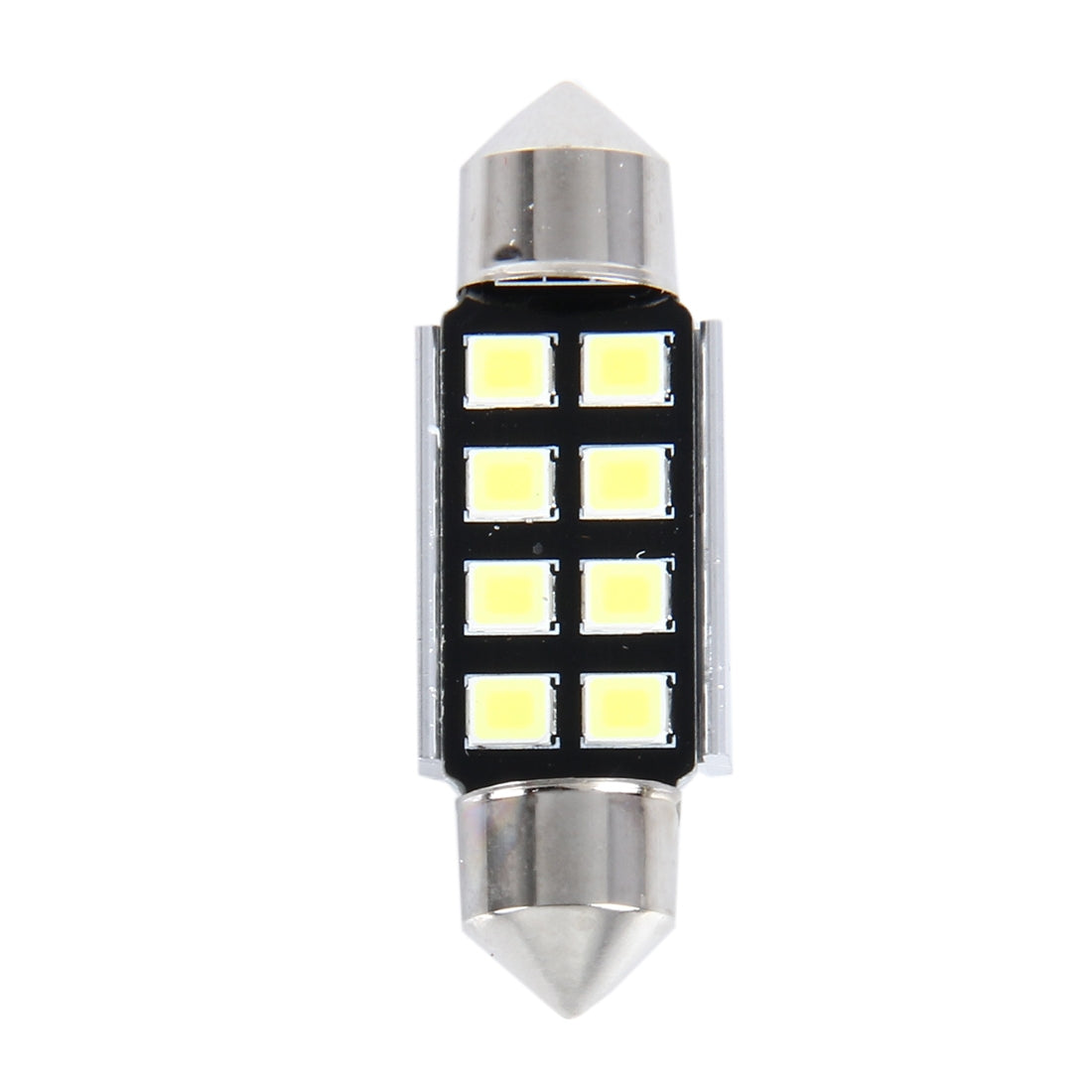 2-PCS-3W-200-LM-6000K-36MM-8-SMD-2835-LEDs-Bicuspid-Port-Decoding-Car-Dome-Lamp-LED-Reading-Light,-DC-12V(White-Light)