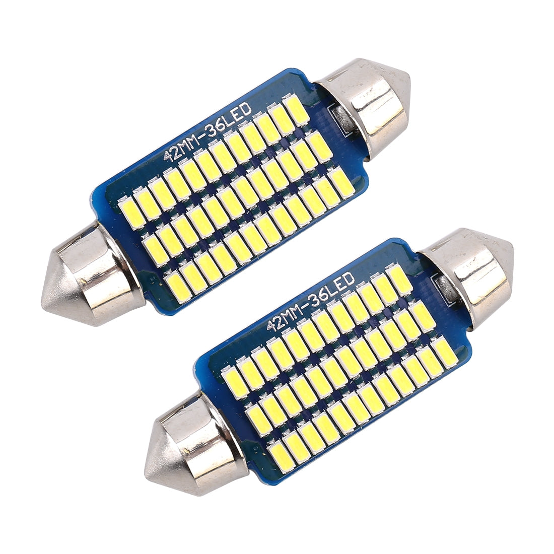 2-PCS-41mm-DC12V-/-1.5W-/-6000K-/-100LM-36LEDs-SMD-3014-Car-License-Plate-Light-/-Dome-Light,-with-Decoder
