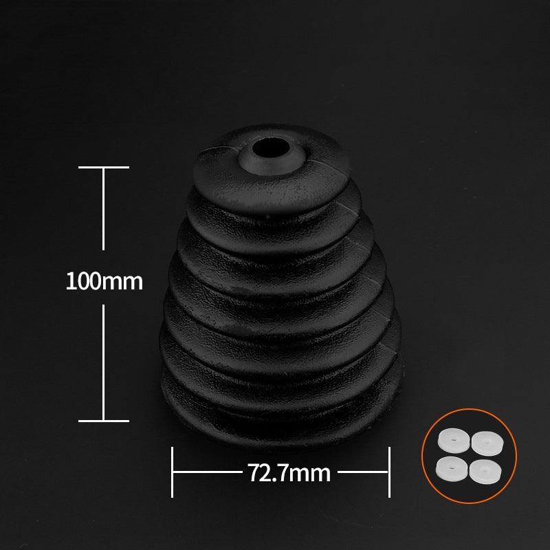 2-PCS-Electric-Hammer-Dust-Cover-Dust-Collection-Bowl-Impact-Drill-Accessories(Black)