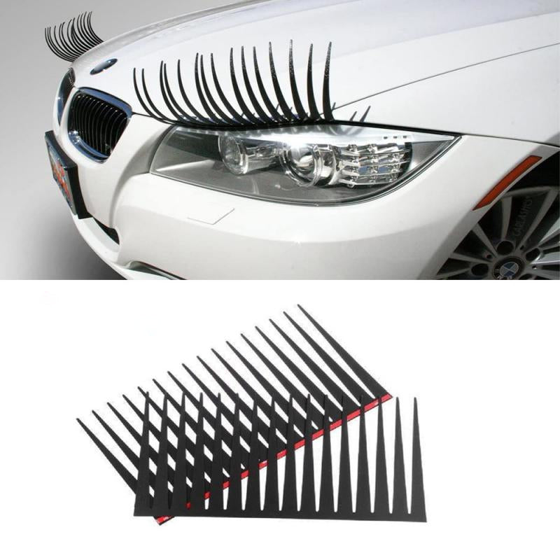 2-PCS-Etle-Electric-Eye-Vehicle-Eyelashes(Black)