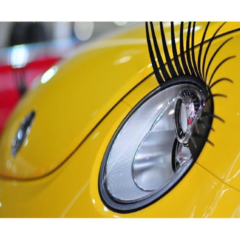 2-PCS-Etle-Electric-Eye-Vehicle-Eyelashes(Black)