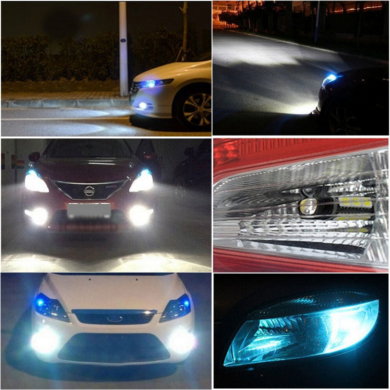 2-PCS-H3-4.8W-720LM-6500K-White-Light-24-LED-SMD-4014-Error-Free-Canbus-Car-Clearance-Lights-Lamp,-DC-12V