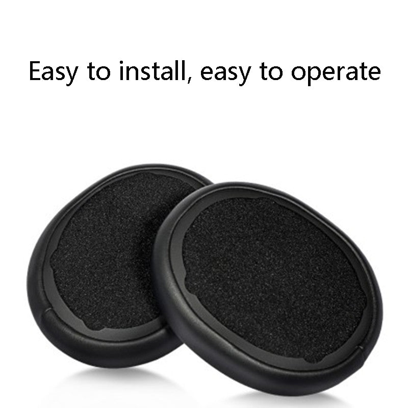 2-PCS-Headphones-Sponge-Cover-For-Skullcandy-Crusher-3.0-Wireless(Black)