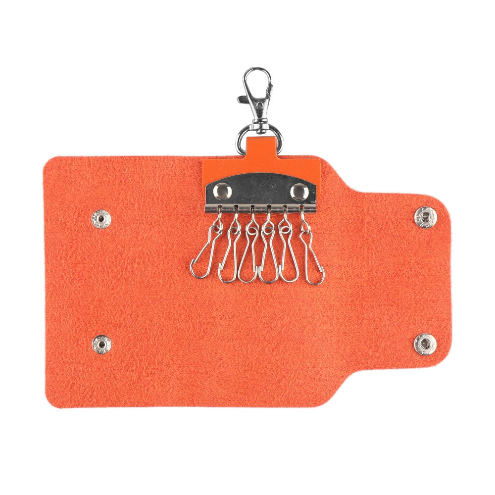 2-PCS-Leather-Car-Key-Cover-Key-Case(Coffee)