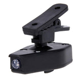 2-PCS-Mini-LED-Flashlight-Adjustable-Eyeglass-Clip-Light-Reading-Ligh(Black)