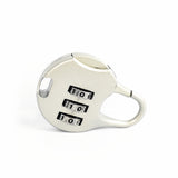 2-PCS-Mini-Password-Small-Padlock-Luggage-Lock-Digital-Password-Lock(Silver)