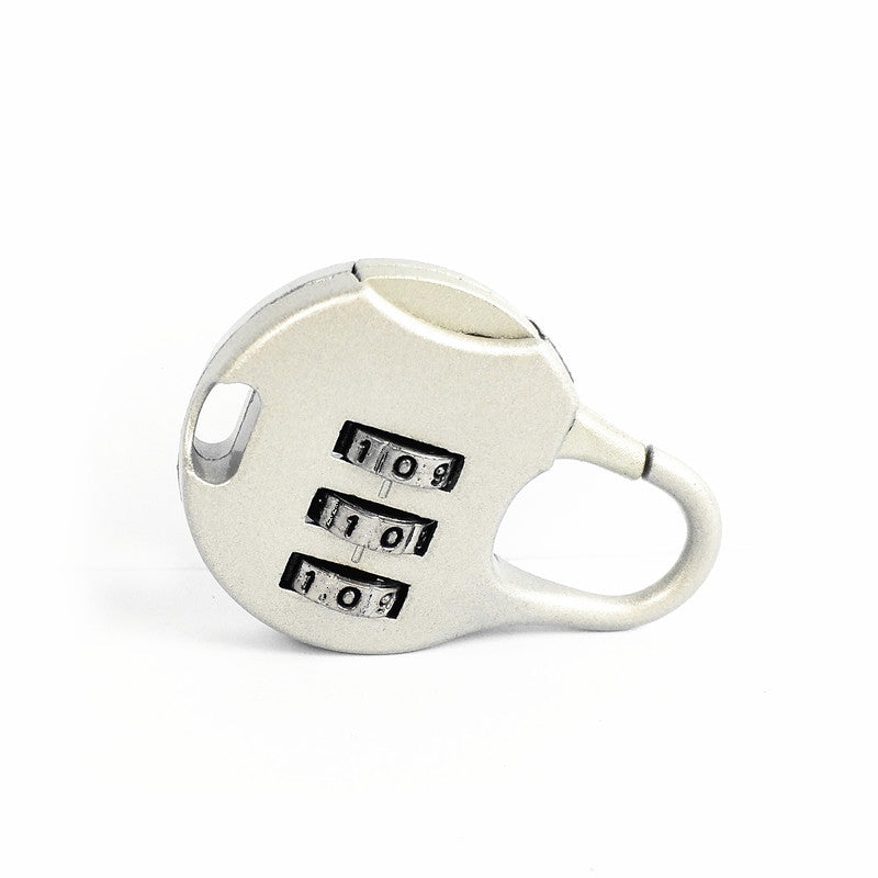 2-PCS-Mini-Password-Small-Padlock-Luggage-Lock-Digital-Password-Lock(Silver)