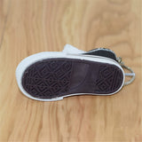 2-PCS-Mini-Simulation-Canvas-Shoes-Sneaker-Keychain-Pendant(Black)