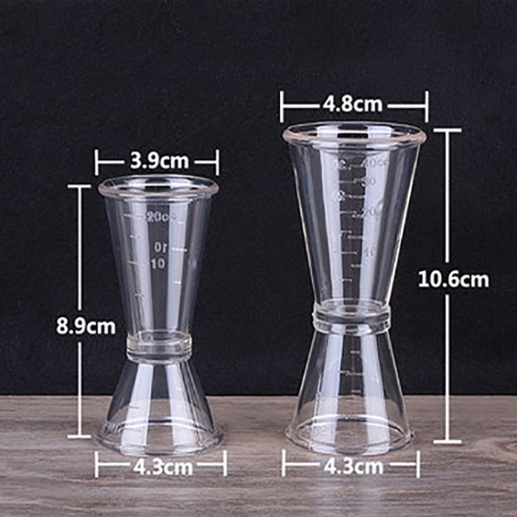 2-PCS-PC-Small-Measuring-Cup-Device-Double-headed-Graduated-Milk-Tea-Scale-Cup-Measuring-Tool,-Specification:Large