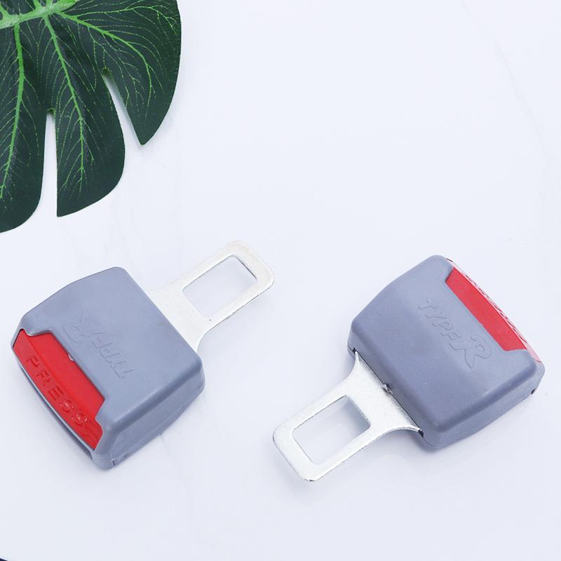 2-PCS-RS-01-Universal-Car-Seat-Belt-Extension-Buckle-(Grey)