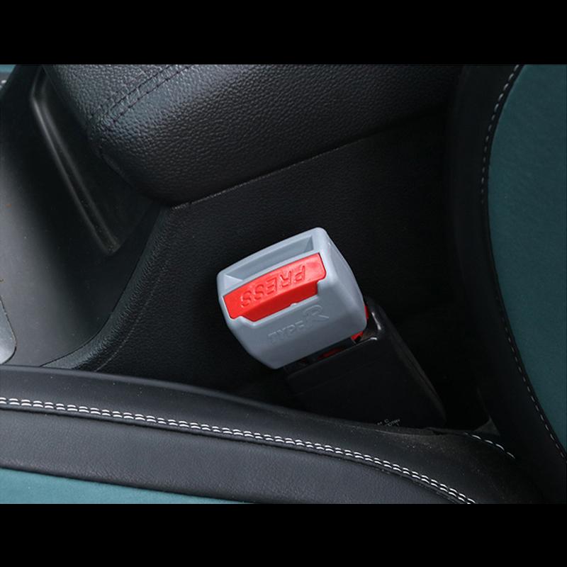 2-PCS-RS-01-Universal-Car-Seat-Belt-Extension-Buckle-(Grey)