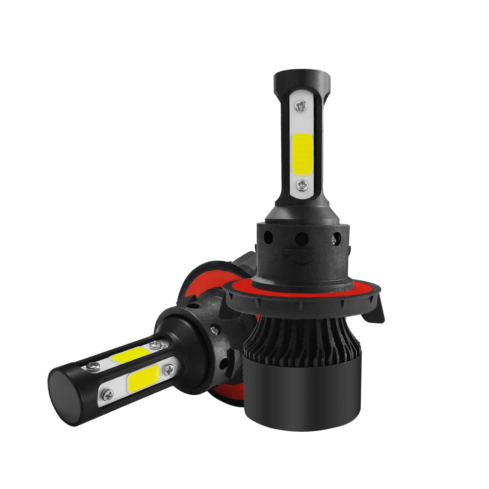 2-PCS-S2-H13-/-9008-DC9-36V-/-25W-/-6000K-/-2500LM-IP68-Car-LED-Headlight-Lamps(Cool-White)
