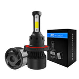 2-PCS-S2-H13-/-9008-DC9-36V-/-25W-/-6000K-/-2500LM-IP68-Car-LED-Headlight-Lamps(Cool-White)