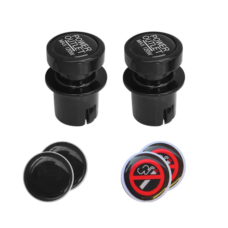 2-PCS-/-Set-Car-Cigarette-Lighter-Dust-Cover-Plug