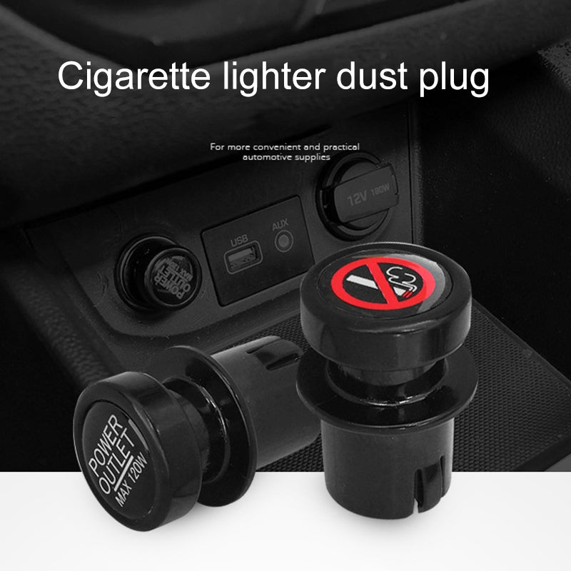 2-PCS-/-Set-Car-Cigarette-Lighter-Dust-Cover-Plug