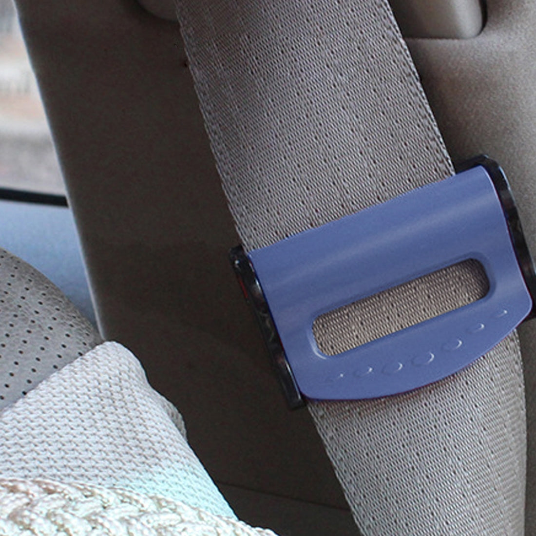 2-PCS-SHUNWEI-Car-Safety-Seat-Belt-Adjuster(Blue)
