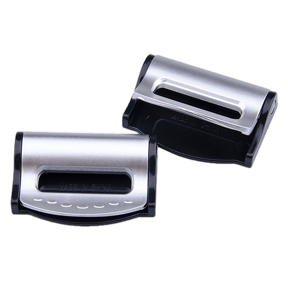 2-PCS-SHUNWEI-SD-1401-Car-Safety-Seat-Belt-Adjuster(Silver)