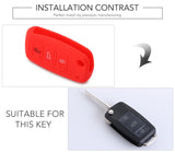 2-PCS-Silicone-Car-Key-Cover-Case-for-Volkswagen-Golf(Orange)