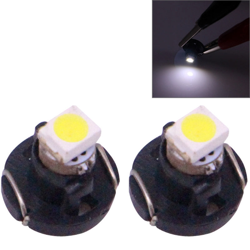 2-PCS-T3-White-Light-0.1W-5LM-1-LED-SMD-3528-LED-Instrument-Light-Bulb-Dashboard-Light-for-Vehicles,-DC-12V(Black)