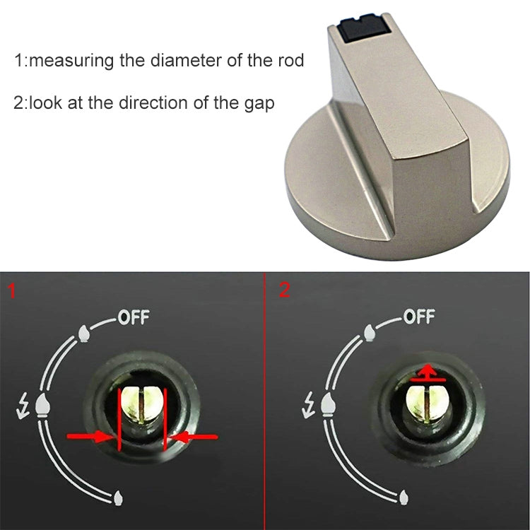 2-PCS-Universal-Metal-Rotary-Switch-Control-Knobs-Replacement-Accessories-for-Home-Kitchen-Gas-Stove,-Size:Shaft-Diameter-6mm