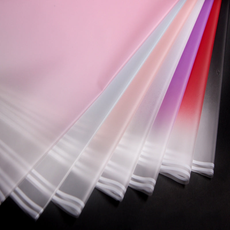 20-Sheets-/-Pack-Gradient-Matte-Paper-Waterproof-Translucent-Flower-Wrapping-Paper-OPP-Material-Gift-Wrapping-Paper(Cherry-Blossom-Powder)