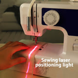 20mw-Line-Red-Light-Adjustable-Infrared-Laser-Positioning-LED-Work-Light-with-Holder(EU-Plug)