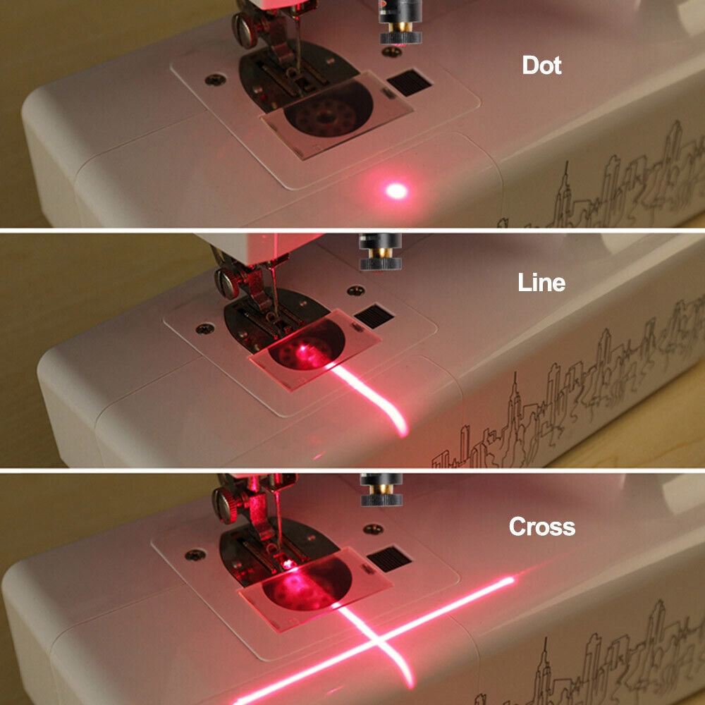 20mw-Line-Red-Light-Adjustable-Infrared-Laser-Positioning-LED-Work-Light-with-Holder(EU-Plug)