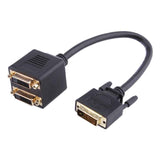 24+1-DVI-Male-to-2-DVI-Female-Cable-Adapter,-Length:-30cm