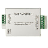 24A-RGB-Amplifier-for-LED-Light,-DC-12V-24V-Input(Silver)