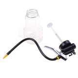 250cc-Transparent-High-Pressure-Pump-Oiler-Lubrication-Oil-Can-Plastic-Machine-Oiler-Grease-245mm-Length-flex-Gun(Long-mouth-hose)