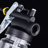 250cc-Transparent-High-Pressure-Pump-Oiler-Lubrication-Oil-Can-Plastic-Machine-Oiler-Grease-245mm-Length-flex-Gun(Long-mouth-hose)