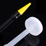 250cc-Transparent-High-Pressure-Pump-Oiler-Lubrication-Oil-Can-Plastic-Machine-Oiler-Grease-245mm-Length-flex-Gun(Long-mouth-hose)