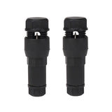 2pcs-/Pack-Stripping-free-Thimble-T-shaped-Connector-Downlight-Wiring-free-Connector(Black)