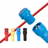 2pcs-/Pack-Stripping-free-Thimble-T-shaped-Connector-Downlight-Wiring-free-Connector(Black)