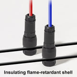 2pcs-/Pack-Stripping-free-Thimble-T-shaped-Connector-Downlight-Wiring-free-Connector(Black)