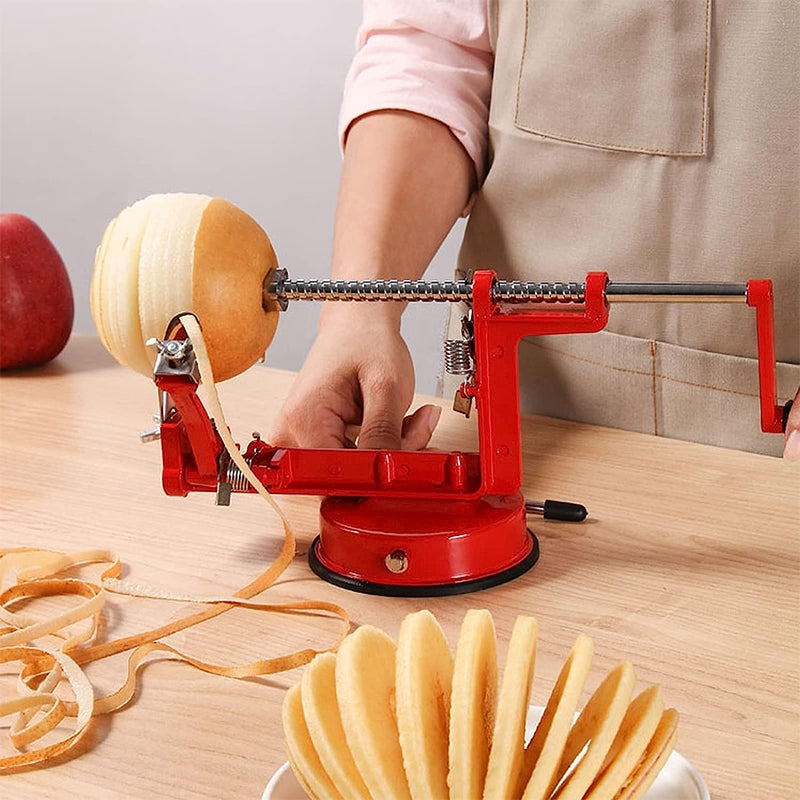 3-in-1-Multi-functional-Fruit-Peeling-Slicing-Stoning-Peeler-Machine(Red)